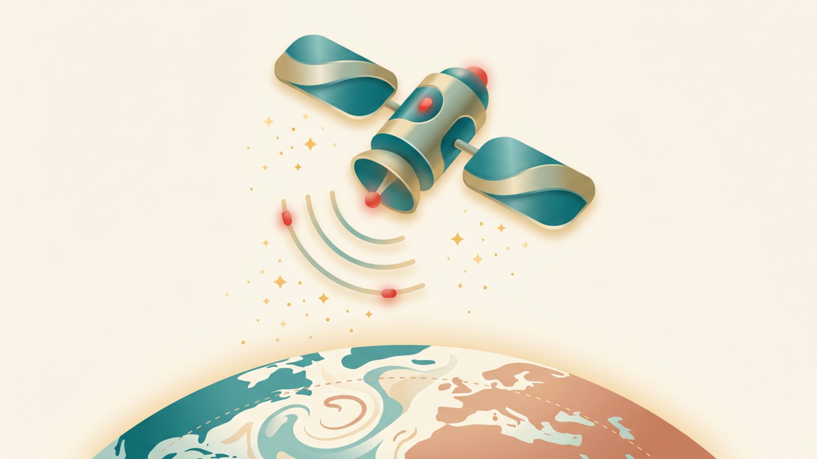 Next-generation GPS III satellite over Earth representing the future of GPS